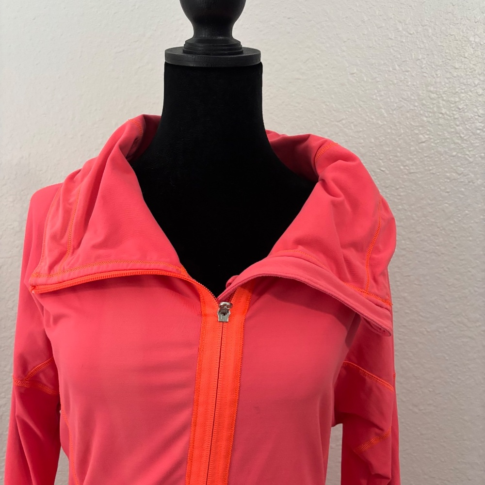 Lululemon Define Jacket Size S Pink Heather Luon Full Zip Women’s Slim Fit Yoga - Picture 10 of 15